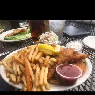 Fish and shrimp special