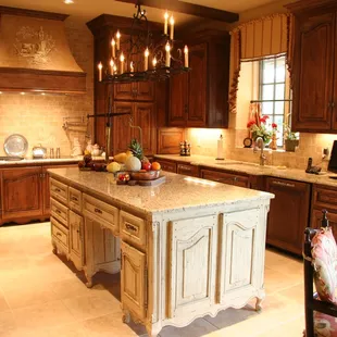 True Old world design cabinets