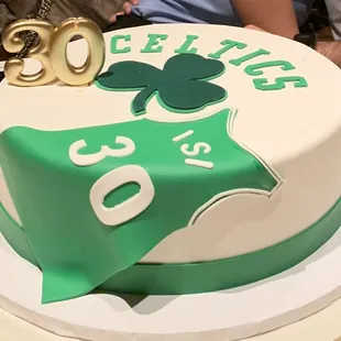 Celtics bday cake