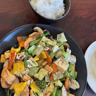 Vegetable Thai with chicken