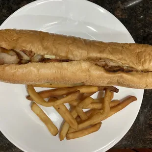 Roast Pork Loin Grinder