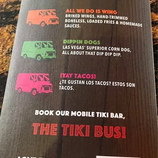 Food trucks available for catering events