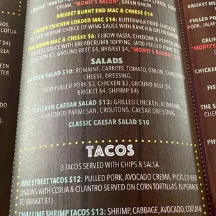Menu (pt. 2)