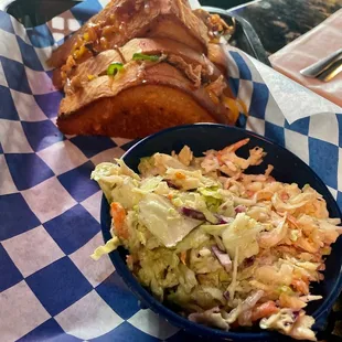 The Jeff and coleslaw