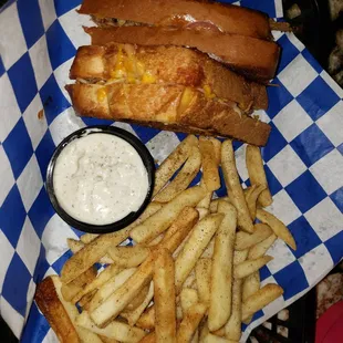 fish and chips, fish, food, seafood