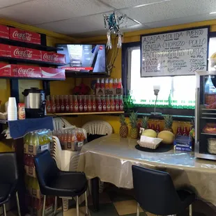 the interior of a restaurant