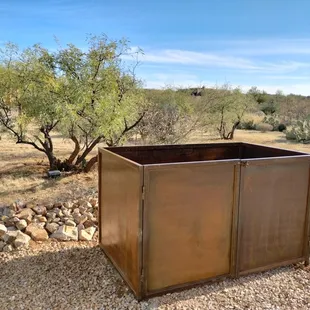 Utility Enclosure, Rusted