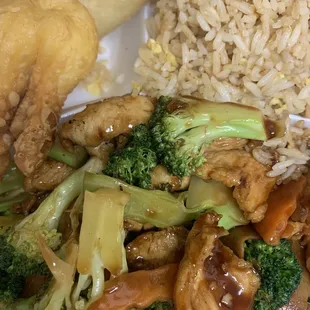 Chicken and 5. Chicken with Broccoli Combo