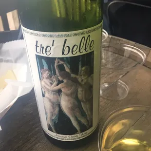 a bottle of the belle