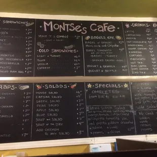 Current menu pricing. Went up from last post.