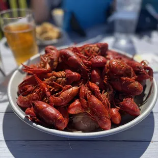 3 lbs boiled crawfish