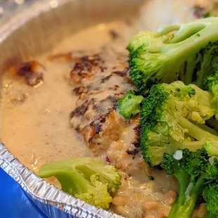 Veggie loaf of the gods, not photogenic, but very delicious, even to go