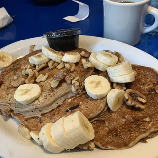 Banana Walnut Pancakes