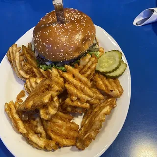 Mushroom Swiss Burger