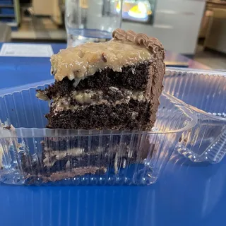 German Chocolate Cake Slice