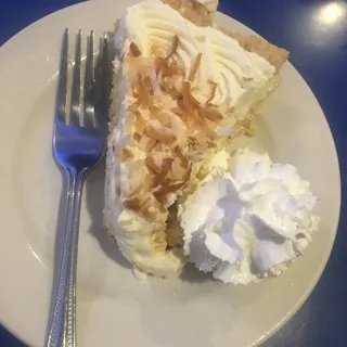 Coconut Cream Pie Slice
