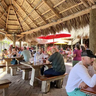 Dining area outside