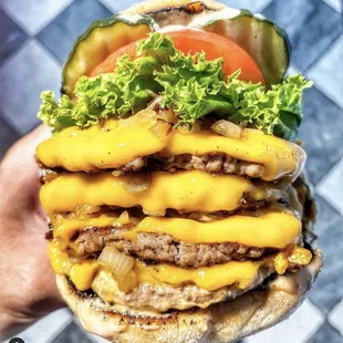 Quad Cheeseburger if you're super hungry!!