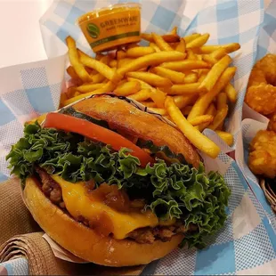 Single Patty Cheeseburgers
