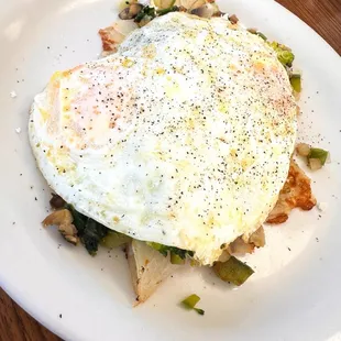 Veggie hash (this is the split portion)