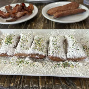 King cake beignets