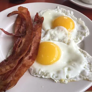 Bacon and eggs
