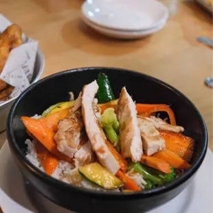 Stir fry with chicken