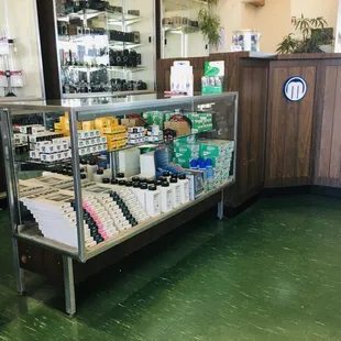 We have 1,500 square feet of retail store space plus a studio/gallery and darkroom