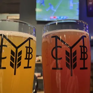 Cherry Pie Sour And a  North Bound Hazy IPA with Mango