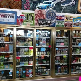 display of beer