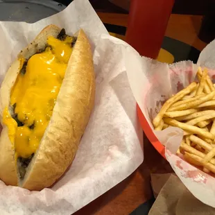 Philly and fries