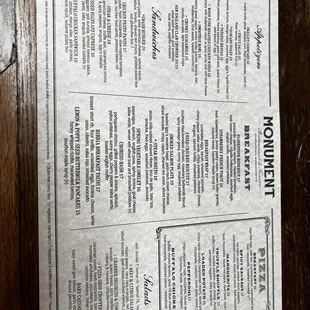 Brunch Menu