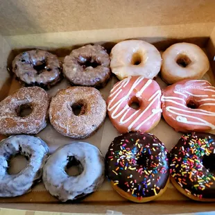 12 Assorted donuts