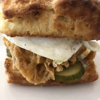 Chicken and Pickle Biscuit