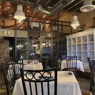 Part of the dining room.