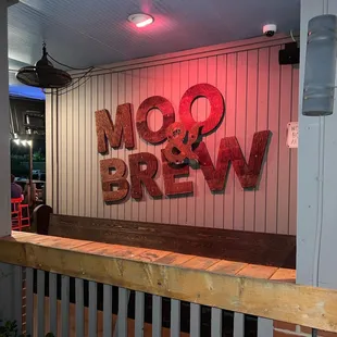Outside signage