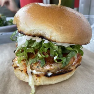 Buffalo Chicken Burger