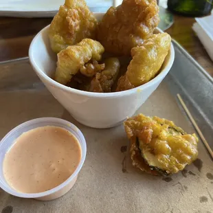 Fried pickles.
