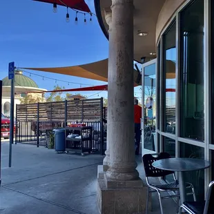 A Second Patio with a Nice View