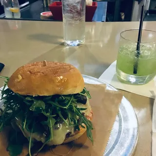 Mushroom Gruyere Burger