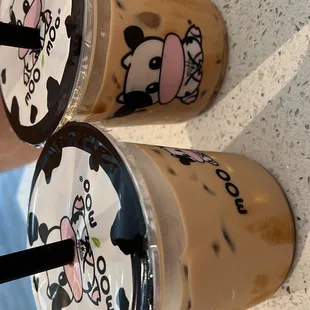 Dirty Jasmine Tea and Moo Moo Tea