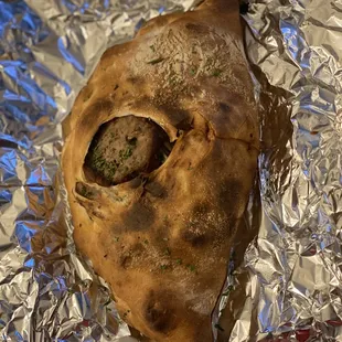 Meatball Calzone