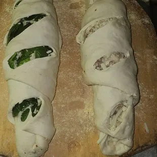 STROMBOLIS! Ready to go in the oven ...
