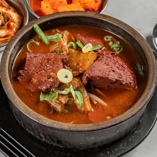 Beef Blood Soup (선지 해장국)