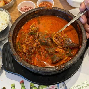 Spicy soondaeguk