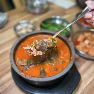 Spicy Soondae Soup