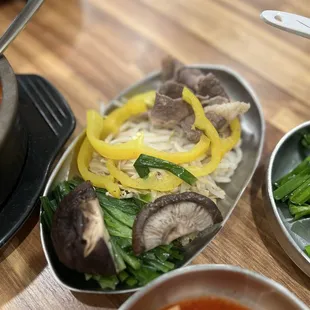 Hinoki - brisket and veggies