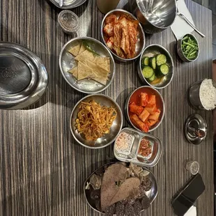 Soon Dae and side dishes!
