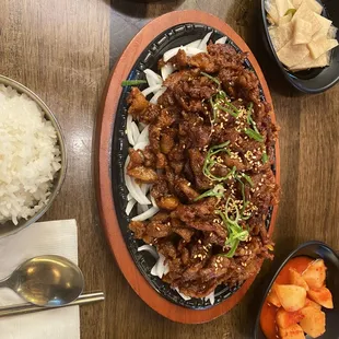 stir- Fried Spicy Marinated Pork Belly