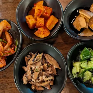 banchan - all very good but the mushroom is the standout